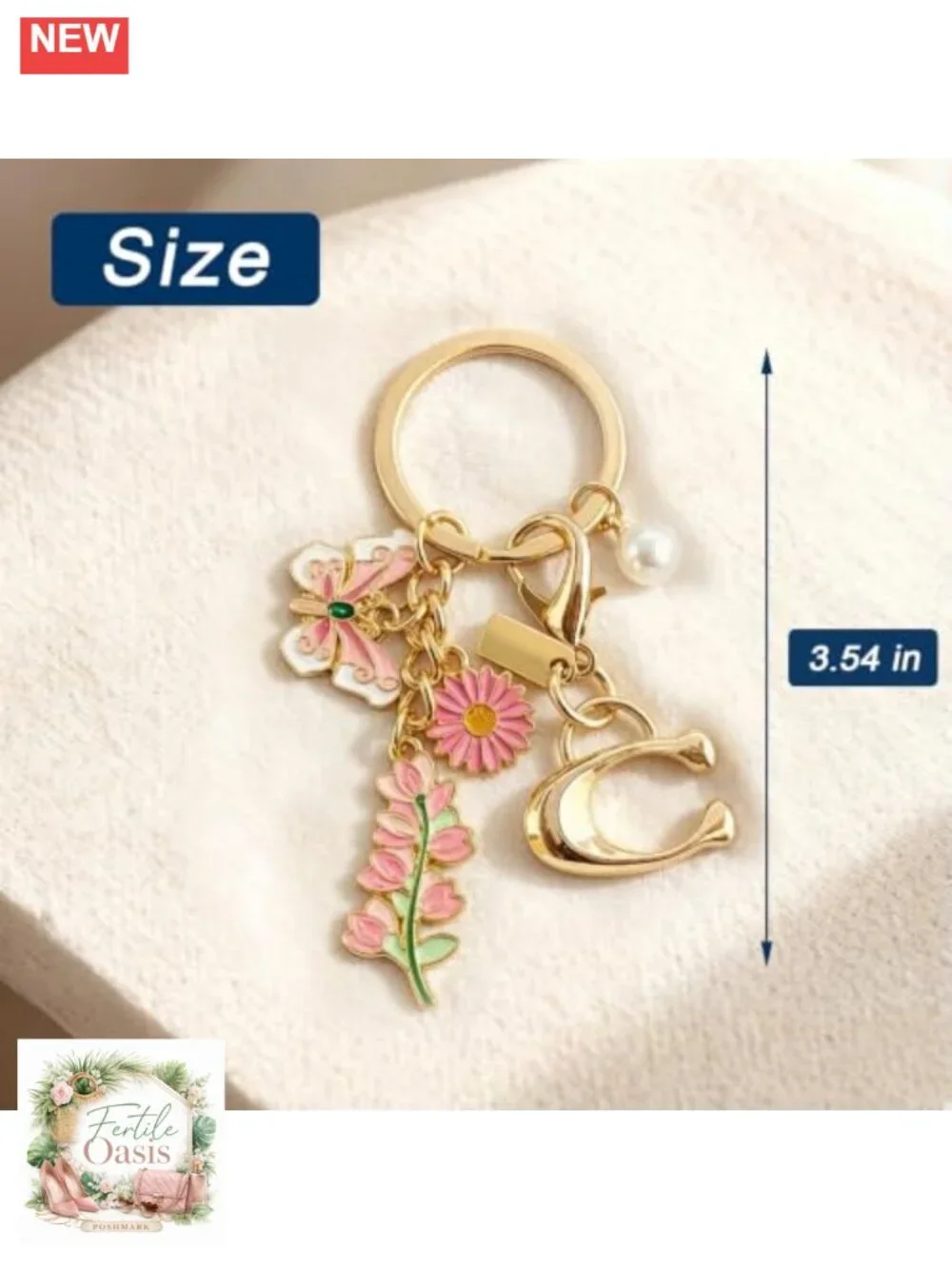 Strawberry Resin Bag Charm for Women Purse Keychain